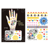 Wrapables Trendy Temporary Metallic Hand Tattoos