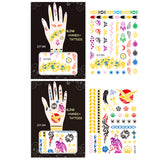 Wrapables Trendy Temporary Metallic Hand Tattoos