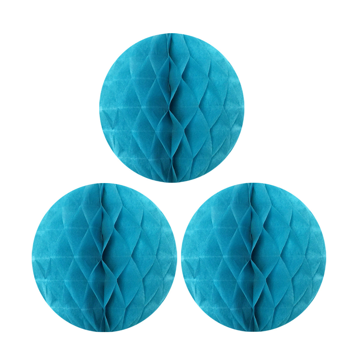 Wrapables 10" Set of 3 Tissue Honeycomb Ball Party Decorations