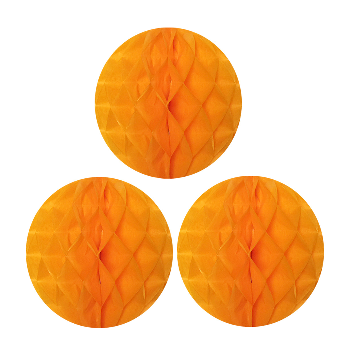 Wrapables 12" Set of 3 Tissue Honeycomb Ball Party Decorations