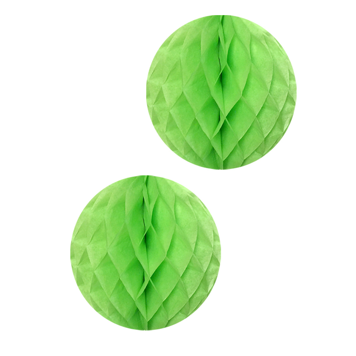 Wrapables Mini Honeycomb Ball Party Decorations for Weddings, Birthday Parties, Baby Showers and Nursery Decor (Set of 20), 1 inch, Lime Green