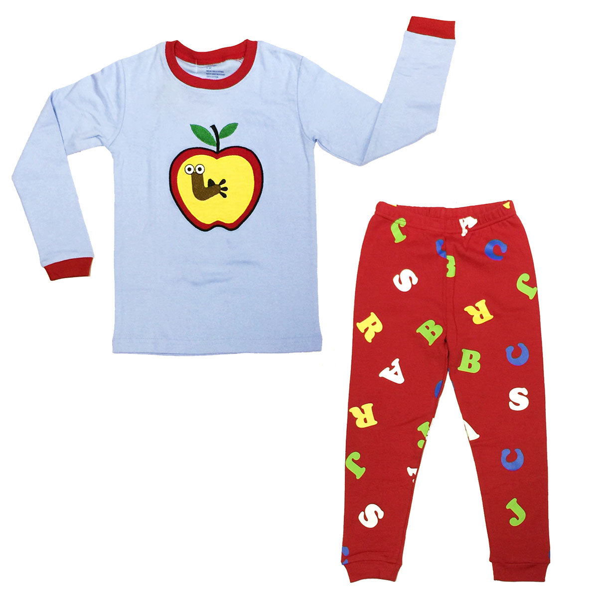 Dabuyu ABC Apple Children's Pajamas