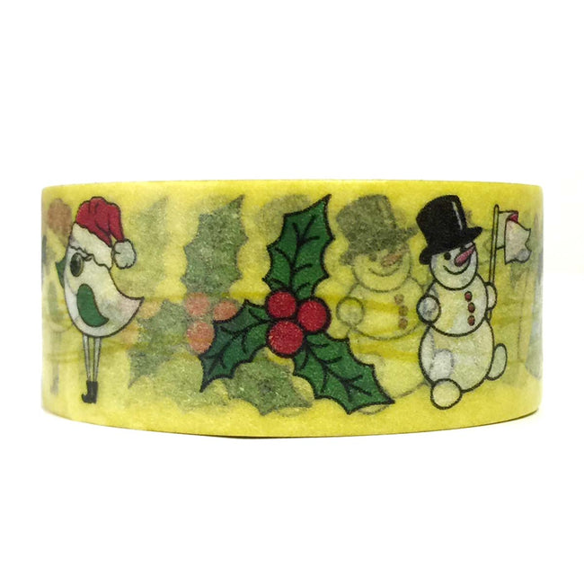 Wrapables Christmas Washi Masking Tape, Santa Claus