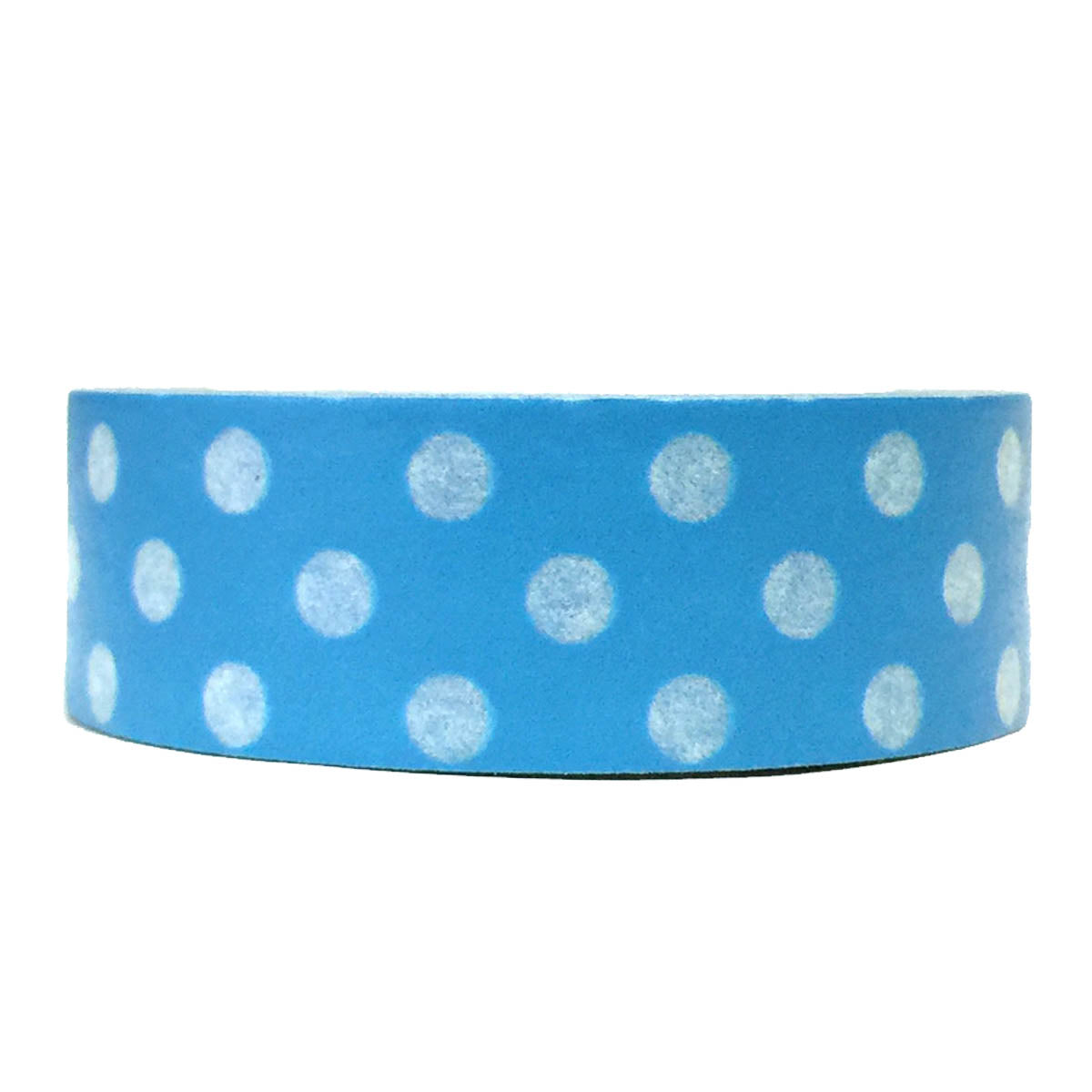 Wrapables Decorative Glitter Washi Masking Tape Bright Blue