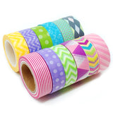 Wrapables Washi Tapes Decorative Masking Tapes, Set of 12