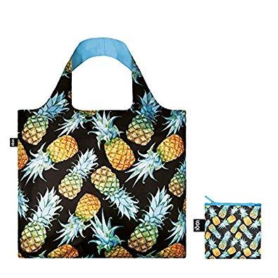 LOQI Juicy Pineapples Reusable Shopping Bag