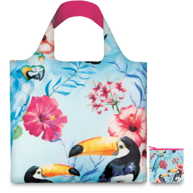 LOQI Wild Birds Reusable Shopping Bag