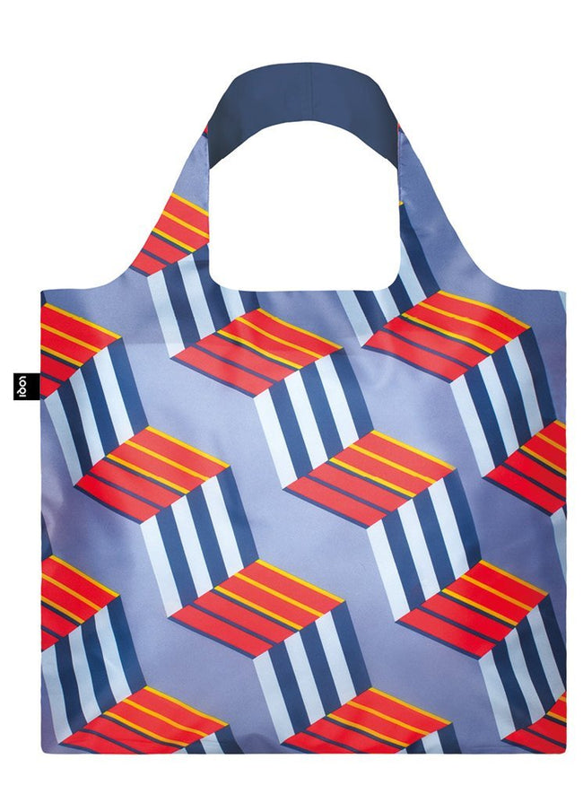 LOQI Geometric Cube Reusable Shopping Bag