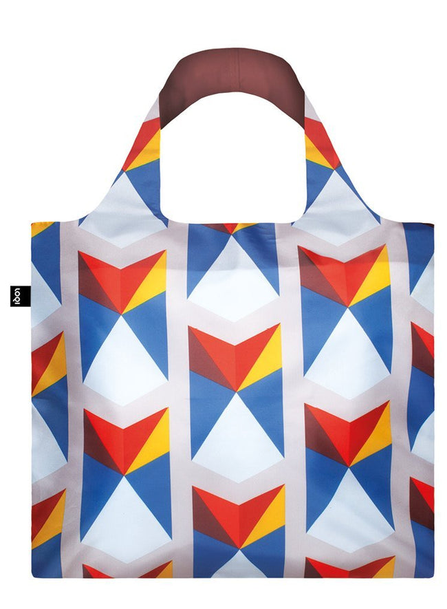 LOQI Geometric Triangle Reusable Shopping Bag