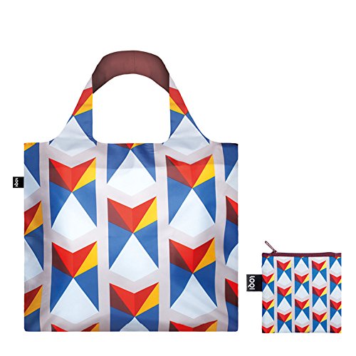 LOQI Geometric Triangle Reusable Shopping Bag