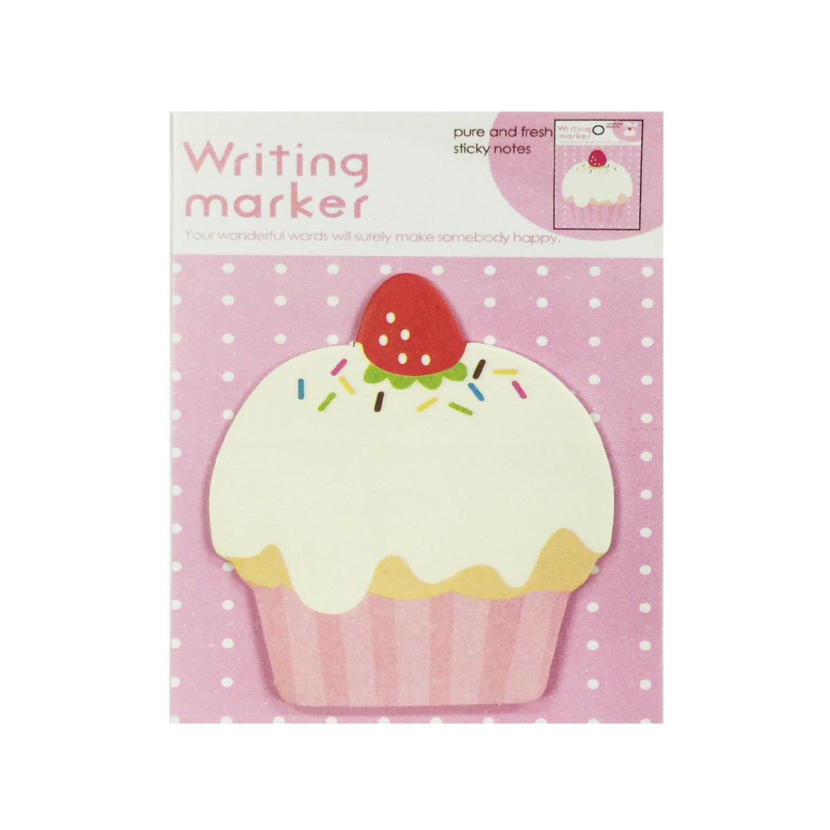 Wrapables Sweet Floral Memo Sticky Notes (Set of 4)