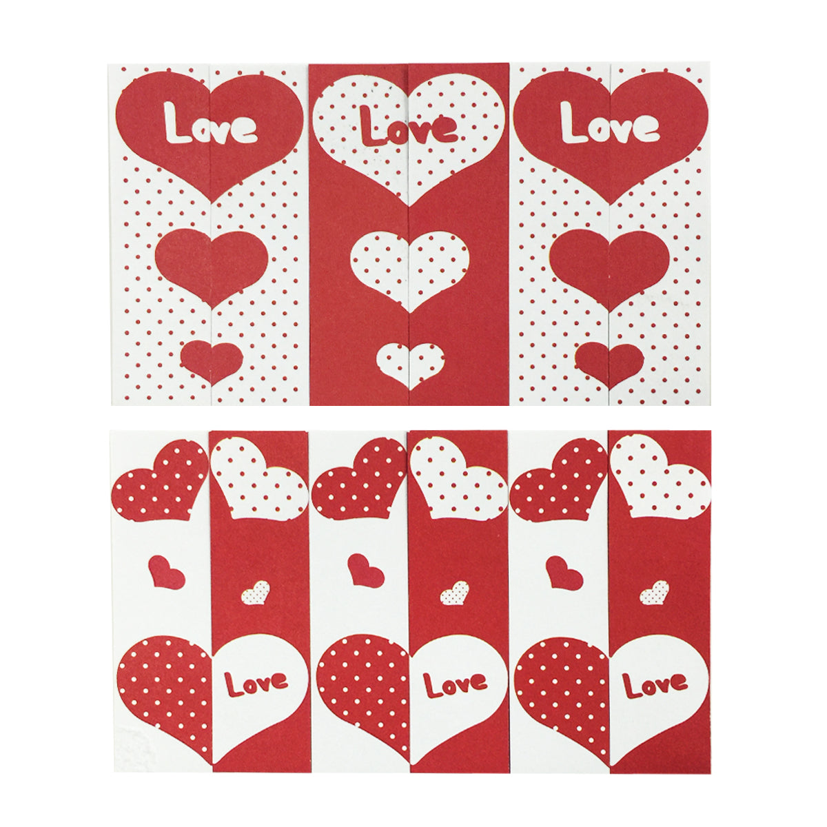 Wrapables Bookmark Flag Tab Sticky Notes (Set of 2), Sweetheart