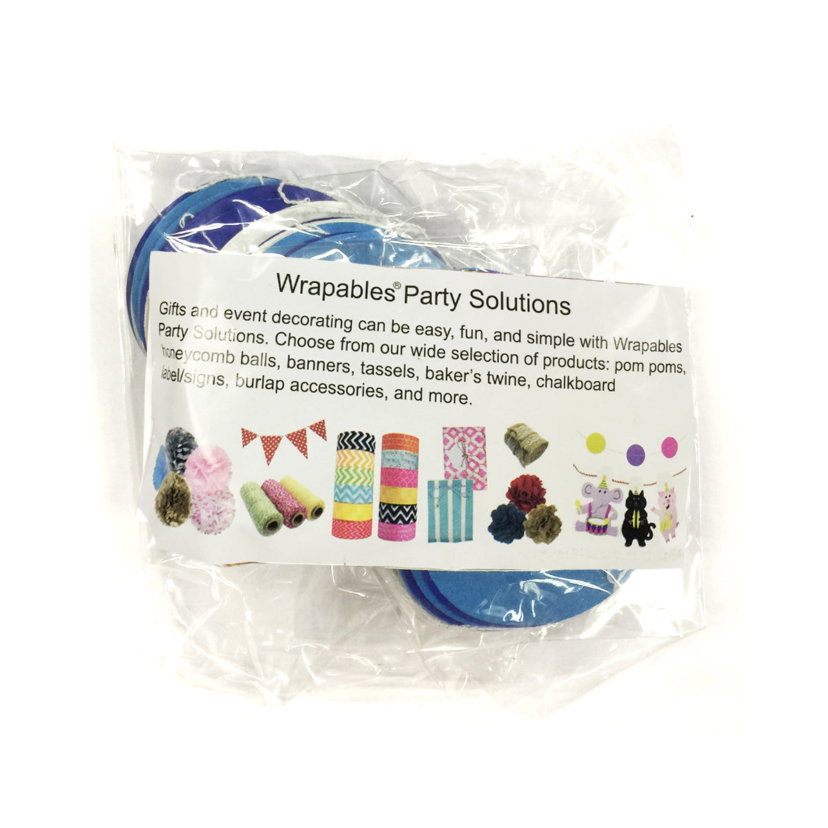 Wrapables 13ft Paper Circle Dot Garland Party Decorations (Set of 2)