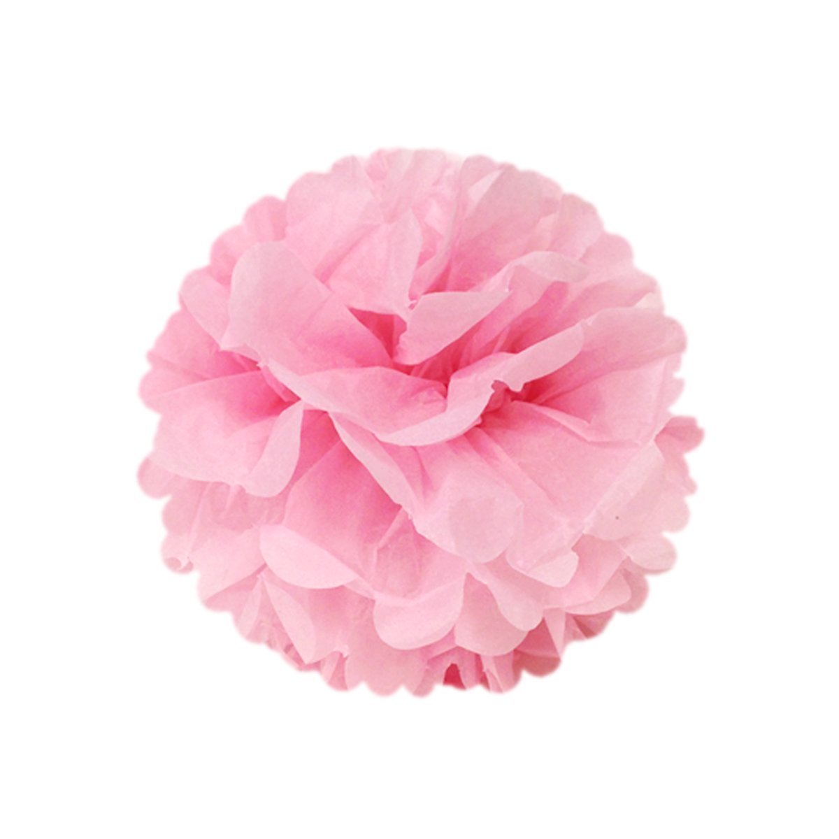 Wrapables Set of 21 Tissue Honeycomb Ball and Pom Pom Party Decorations, Pink/ Hot Pink/ White