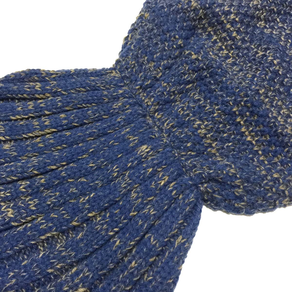 Wrapables Soft Knitted Mermaid Tail Blanket for Adults