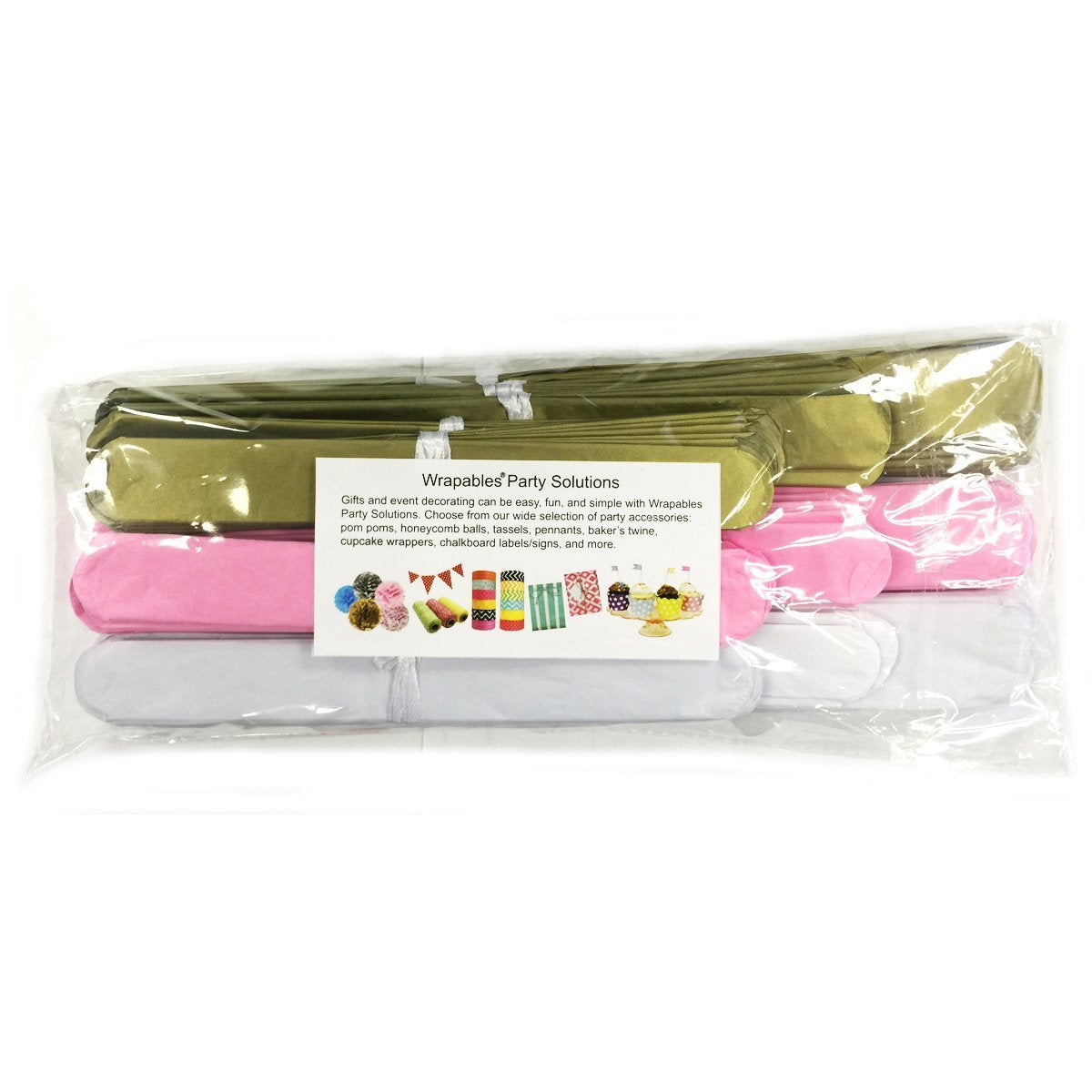 Wrapables Set of 18 Tissue Pom Pom Party Decorations