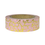 Wrapables Washi Masking Tape, Pastel and Gold Group