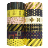 Wrapables  Washi Tapes Decorative Masking Tapes, Set of 12