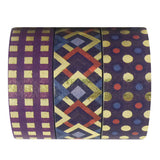 Wrapables Washi Masking Tape (Set of 3)