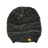 Wrapables Two Tone Knit Beanie Cap Hat