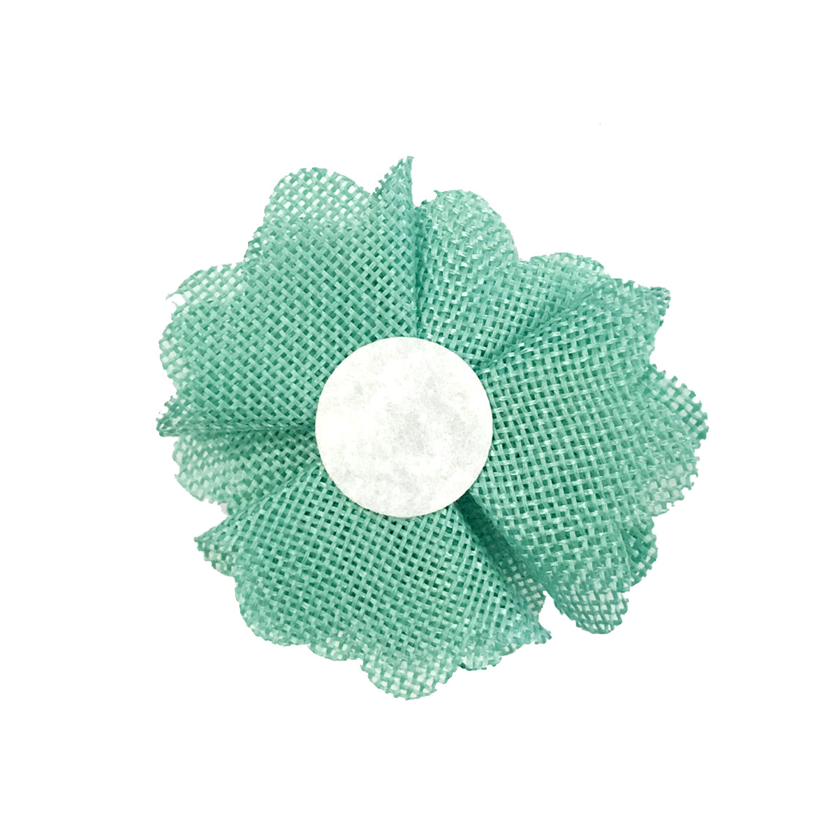 Wrapables Shabby Chic Burlap Rose Flower 3 Inch Diameter (Set of 12)
