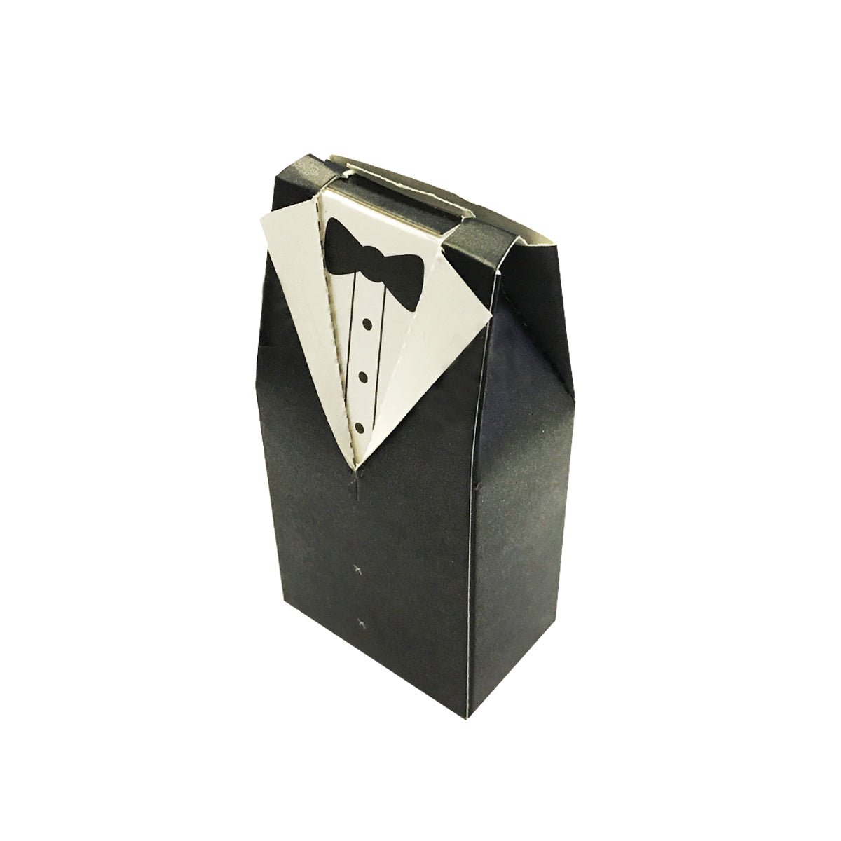Wrapables Tuxedo and Bridal Gown Wedding Party Favor Boxes Gift Boxes with Ribbon (Set of 100)