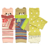 Wrapables Colorful Baby Leg Warmers Set of 3