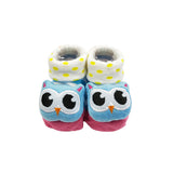 Wrapables Cute 3D Cartoon Anti-Skid Baby Booties Sock Slipper Shoes (Set of 6)