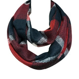 Wrapables Plaid Print Infinity Scarf