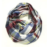 Wrapables Plaid Print Infinity Scarf