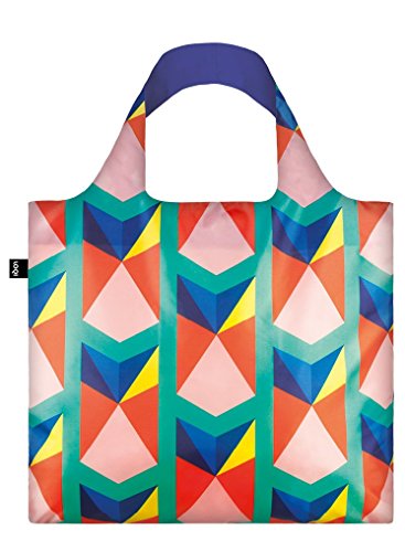 LOQI Geometric2 Triangles Reusable Shopping Bag