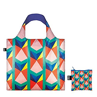 LOQI Geometric2 Triangles Reusable Shopping Bag