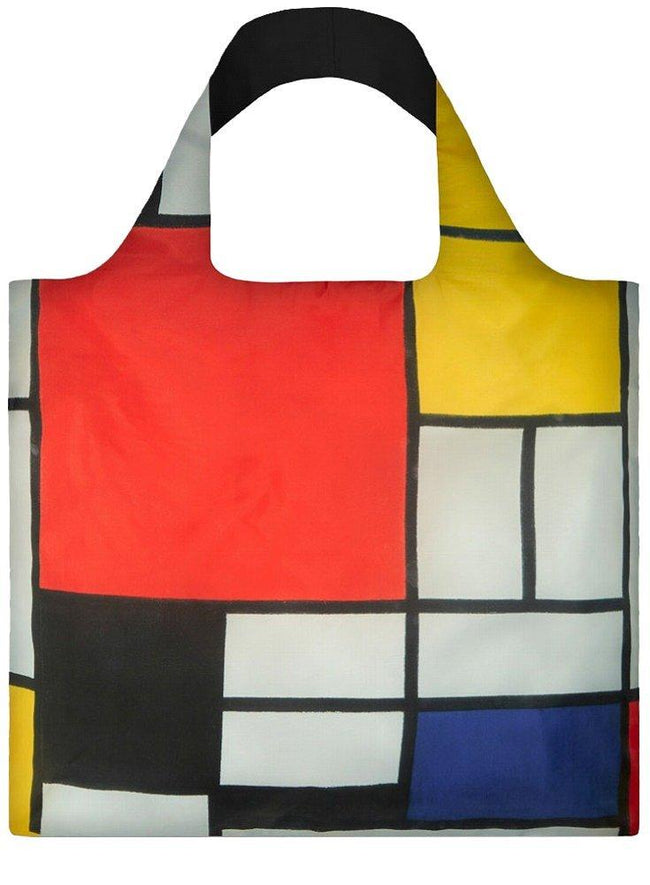 LOQI Museum Piet Mondrian's Composition Reusable Shopping Bag