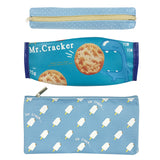 Wrapables Trendy Food Pencil Case and Stationery Pouches (Set of 3)