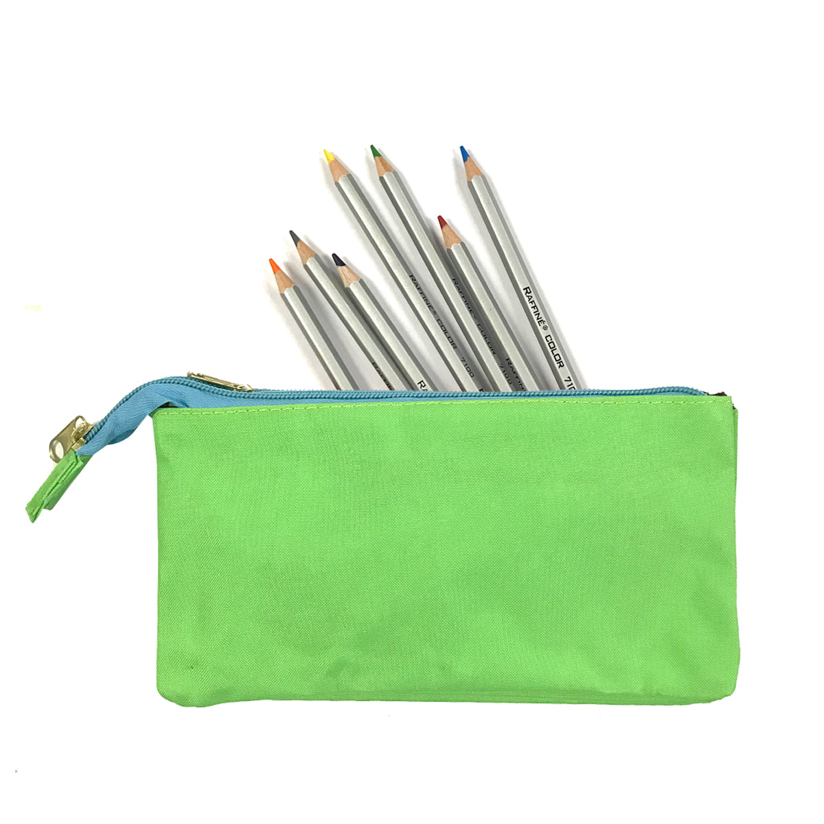 Wrapables Large Capacity Portable Pencil Pouch for Stationery Supplies,  Green, 1 Piece - Fry's Food Stores