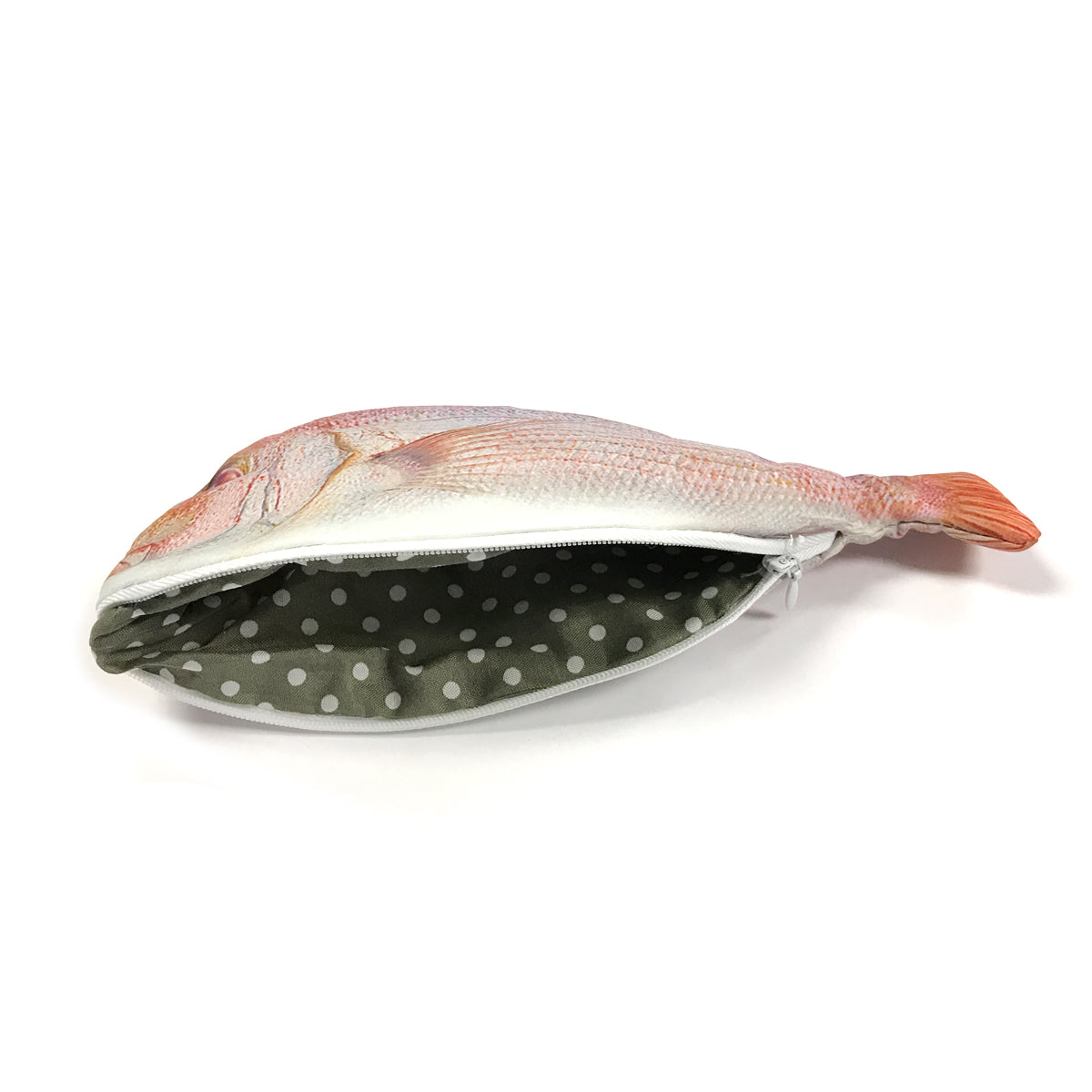 Wrapables Novelty Fish Style Pencil Case Red