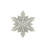 Wrapables Wooden Snowflake Hanging Ornament Christmas Decor (Set of 20)