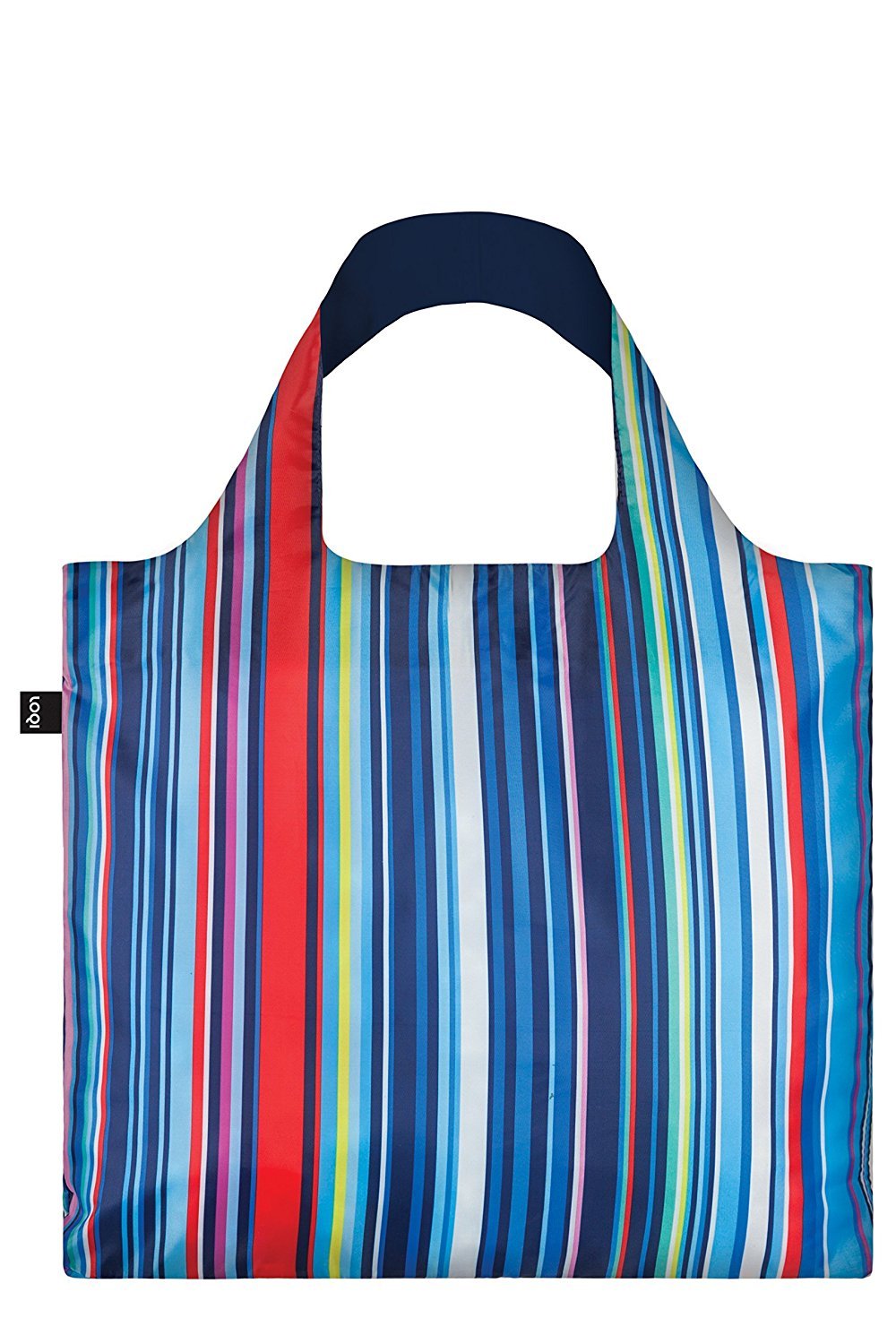 LOQI Nautical Stripes Reusable Shopping Bag