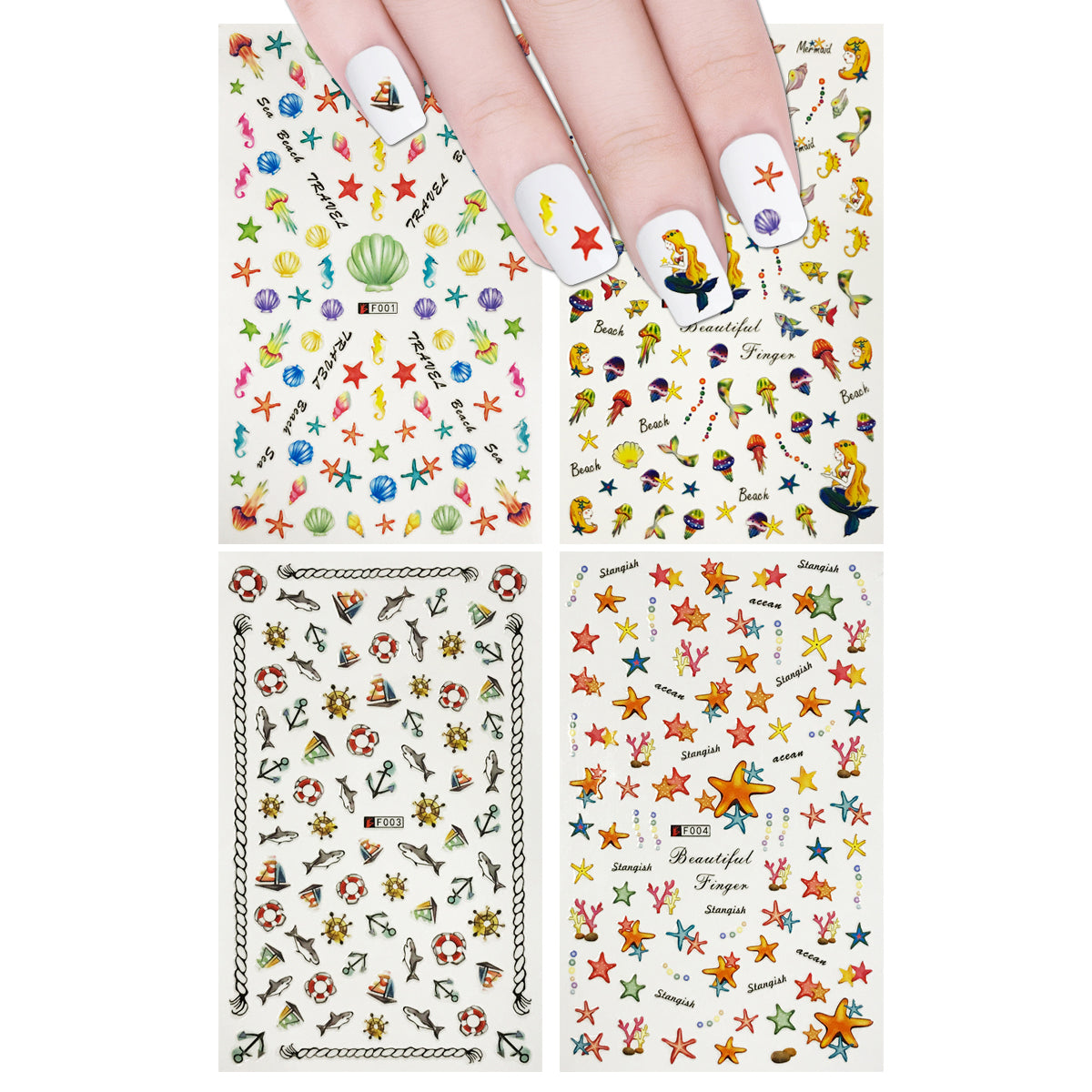 restocked) Pokemon nail stickers/nail art (M327), Beauty & Personal Care,  Hands & Nails on Carousell