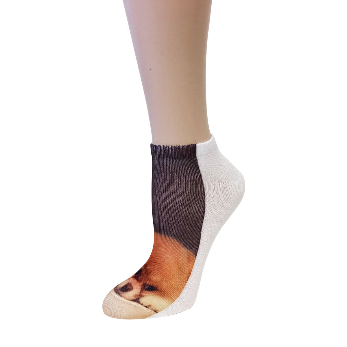 Wrapables 3D Novelty Funny Ankle Socks