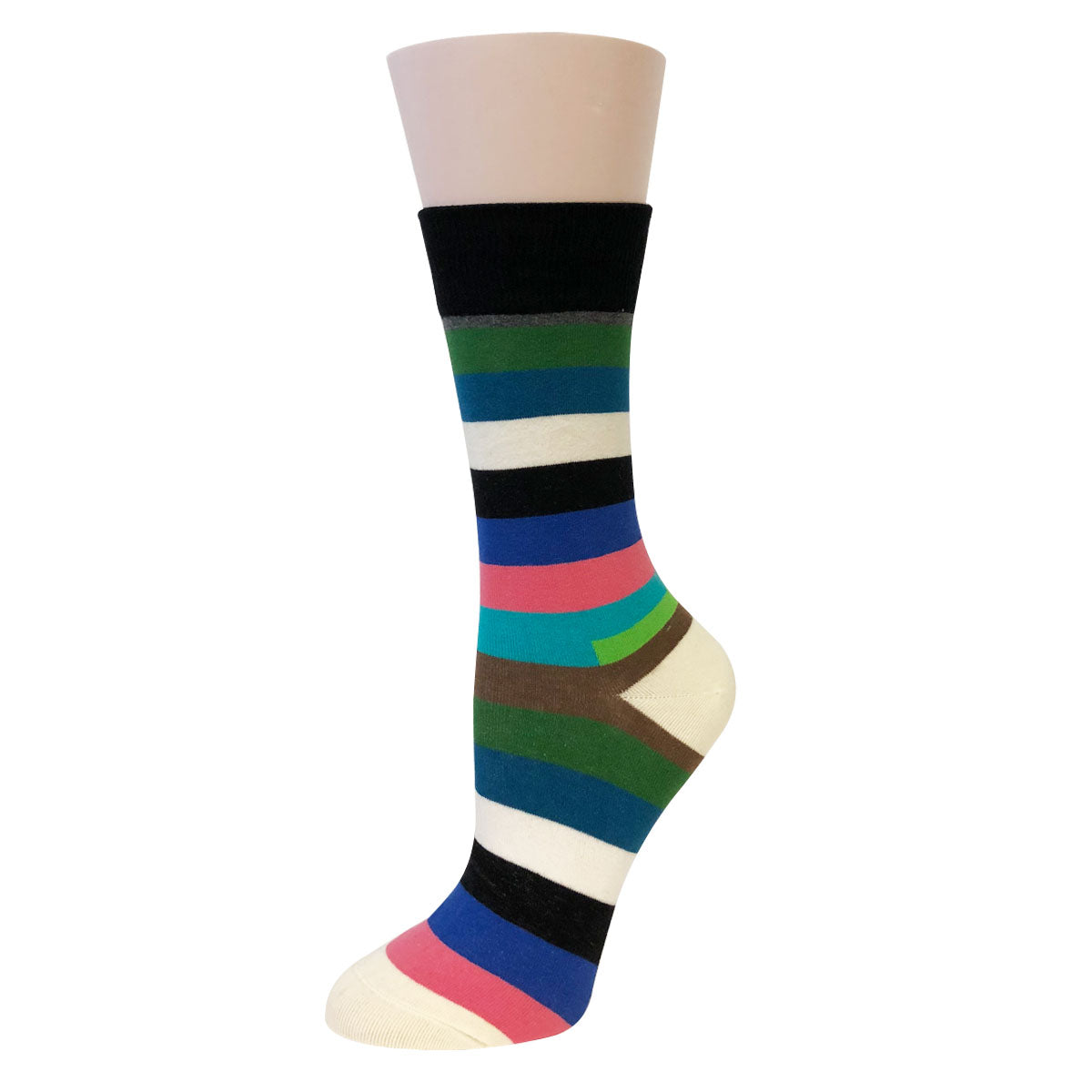 Wrapables® Unisex Colorful Designs Trouser Socks (Set of 5)