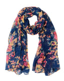 Wrapables Lightweight Floral Spring Long Scarf Wrap Shawl