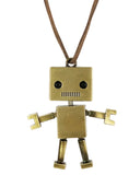 Wrapables Retro Robot Long Charm Necklace