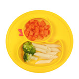 Wrapables Silicone Placemat + Suction Food Plate for Baby, Duck