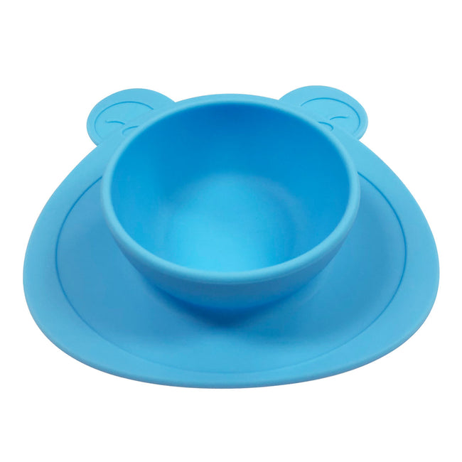Wrapables® Silicone Placemat + Suction Food Bowl for Baby