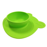 Wrapables Silicone Placemat + Suction Food Bowl for Baby