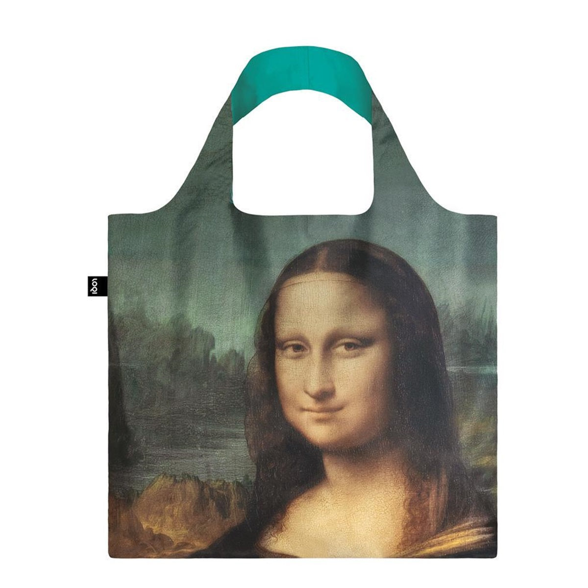 LOQI Museum Leonardo Da Vinci's Mona Lisa Reusable Shopping Bag