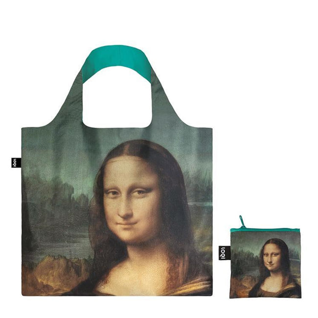 LOQI Museum Leonardo Da Vinci's Mona Lisa Reusable Shopping Bag