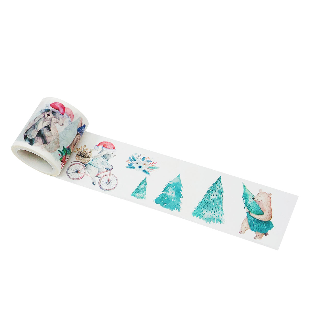 Wrapables Decorative Festive Wide Washi Masking Tape