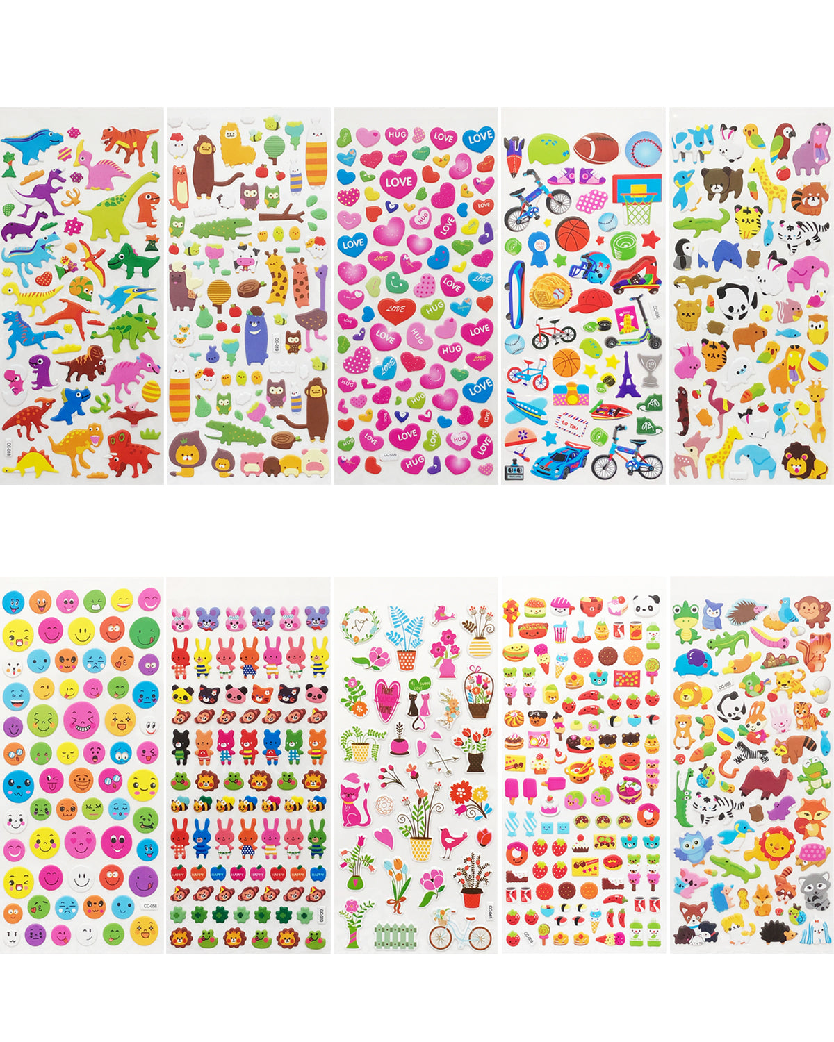 New Designs Puffy 3D Bubble Stickers for Scrapbooking DIY / -  Israel